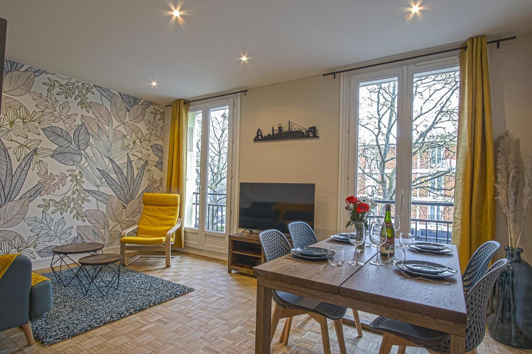 L'Escapade Oceane, Appartement Avec Parking Хавър Екстериор снимка